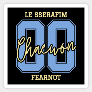 Chaewon Le Sserafim College Sticker